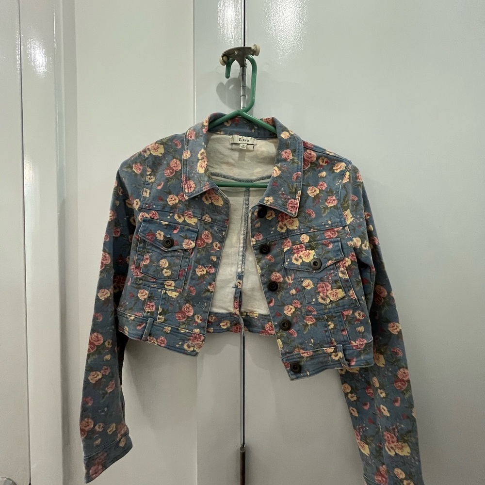 Floral Luz Denim Jacket